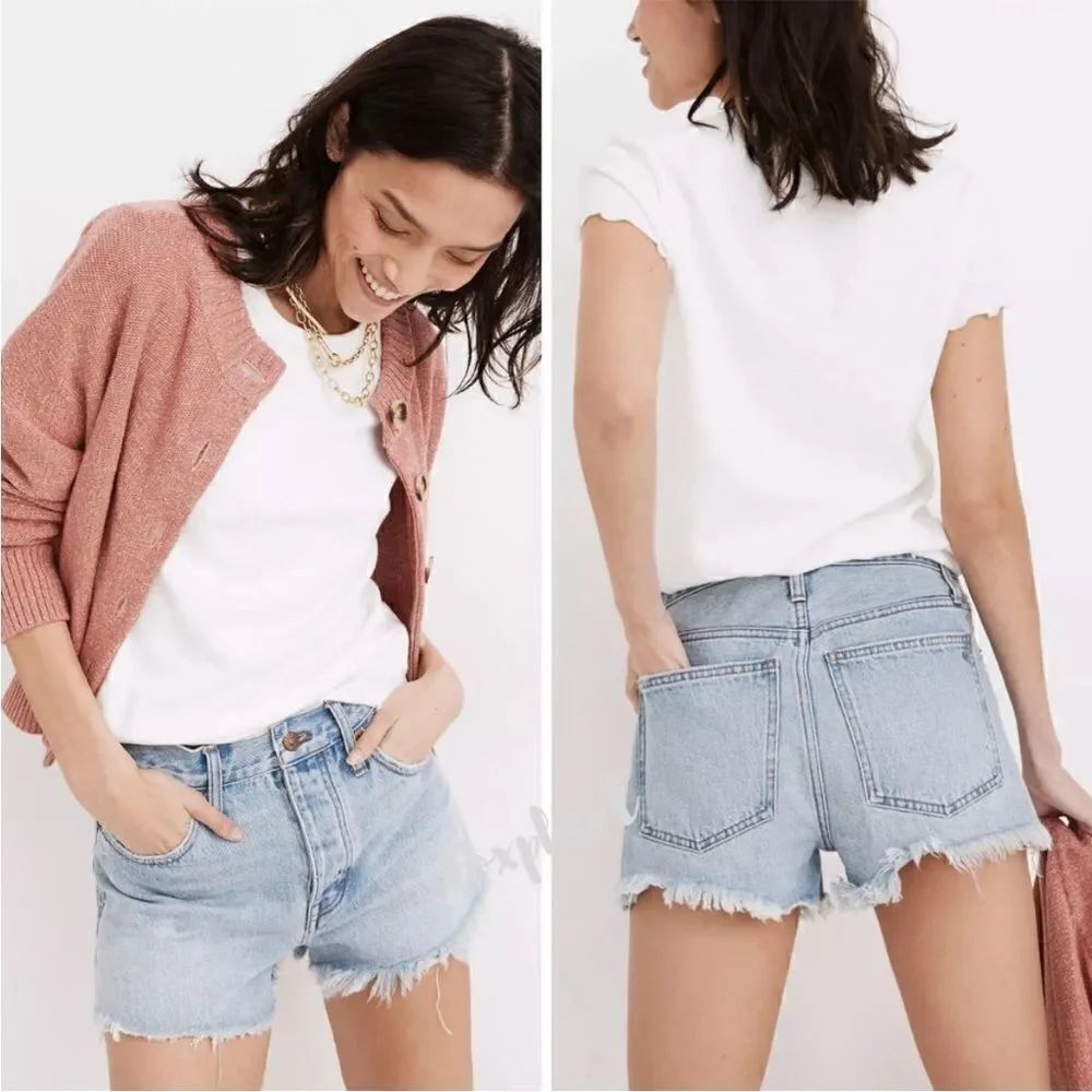 Madewell relaxed denim shorts